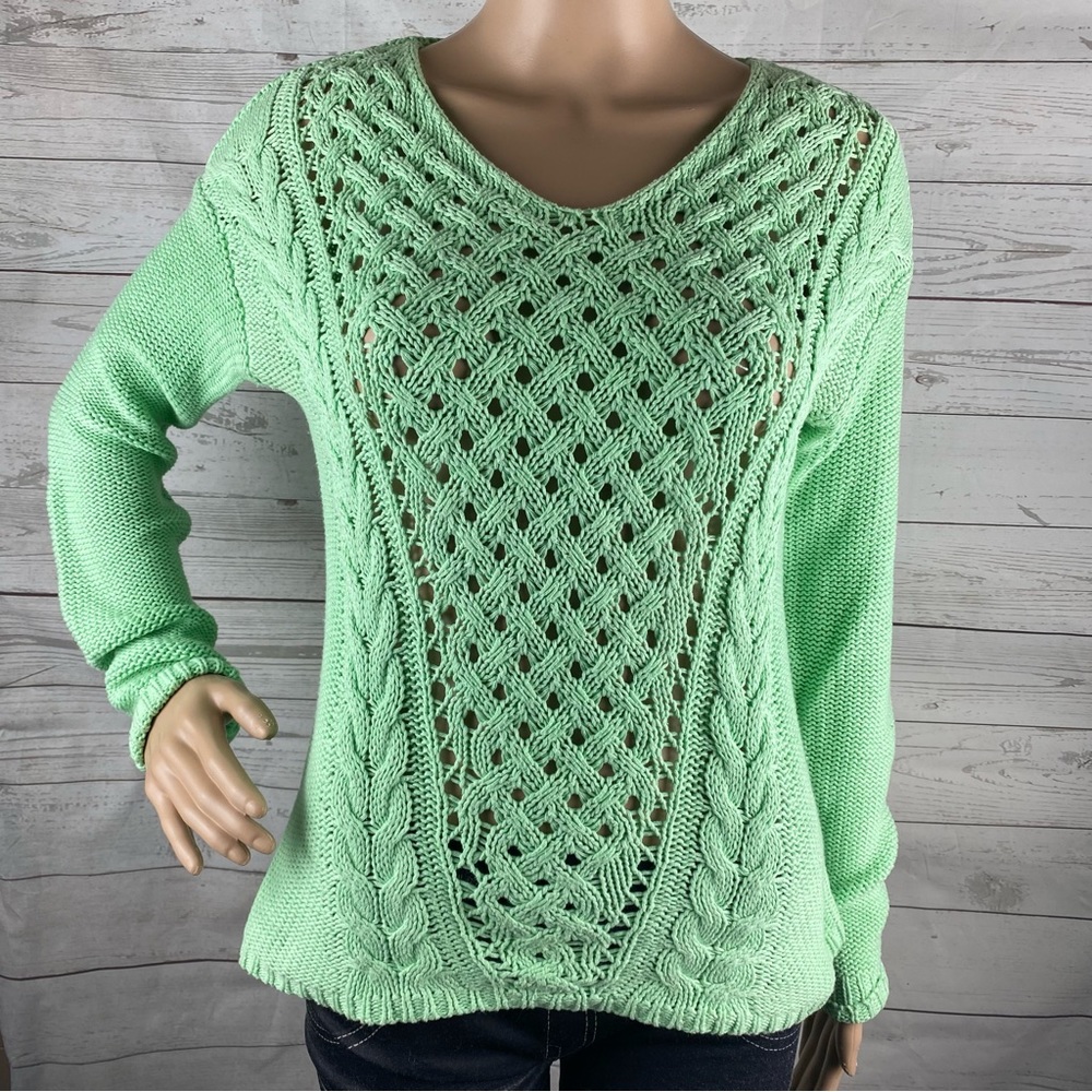 Shrinking Violet Sweater 💚 Minty Green
